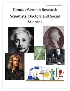 Preview of Famous Germans: Scientists, Doctors and Social Sciences - Distance Learning