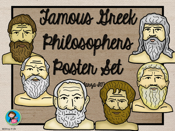 Preview of Famous Greek Philosophers Poster Set