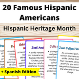 Famous Hispanic Americans - Hispanic Heritage Month Readin