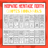 Famous Hispanic Figures Quotes - Printable Bookmarks | His