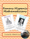 Famous Hispanic Mathematician Posters