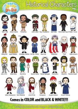 famous historical figures clipart