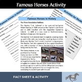Famous Horses in History Activity