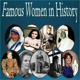 Famous Important Women in History Slideshow for Google Slides