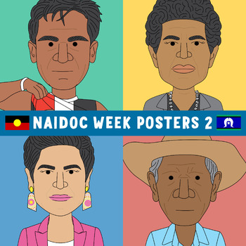 Preview of Famous Indigenous Australians Posters 2 (NAIDOC Week, Aboriginal, First Nations)