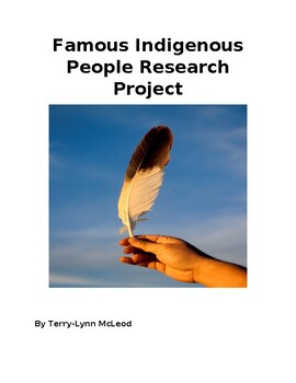 Preview of Famous Indigenous People Research Project