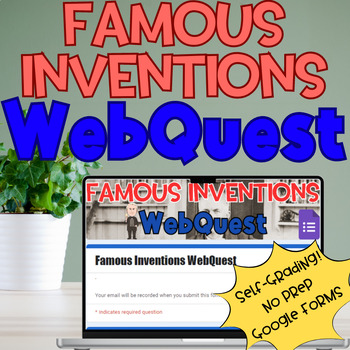Preview of Famous Inventions WebQuest | No Prep | Differentiated Instruction