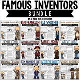 Famous Inventors Biography Unit Pack Bundle for Social Studies