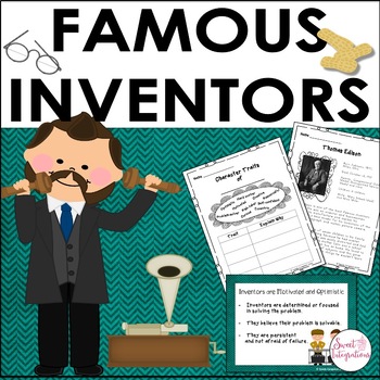Preview of Inventors and Inventions Graphic Organizers - Reading Passages Included