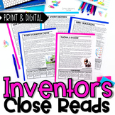 Famous Inventors Close Reads
