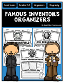 Famous Inventors Graphic Organizers for Research Reports {