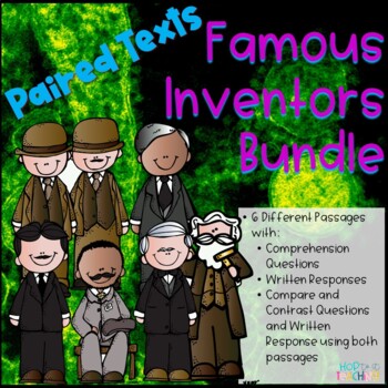 Preview of Famous Inventors Paired Passages (Bundle)