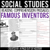 Famous Inventors Reading Comprehension Passages