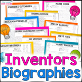 Famous Inventors Reading Comprehension Passages and Questi