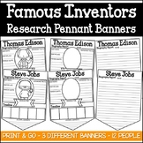 Famous Inventors Research Pennant Banner Project Inventors