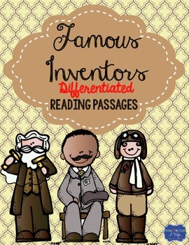 Preview of Famous Inventors and Inventions Differentiated Reading Passages