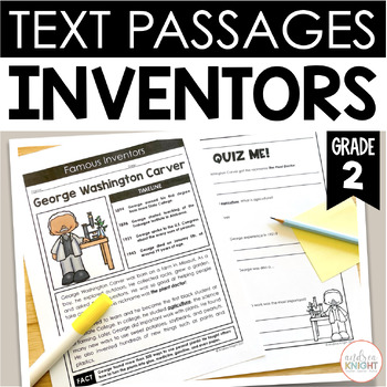 Preview of Famous Inventors and Inventions - Reading Passages and Comprehension Activities