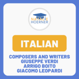 Famous Italian composers and writers