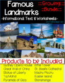 Famous Landmarks - Informational Texts