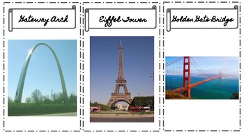 Preview of Famous Landmarks Unit