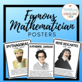 Famous Mathematicians Posters Bulletin Board