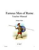 Famous Men of Rome Teacher Manual