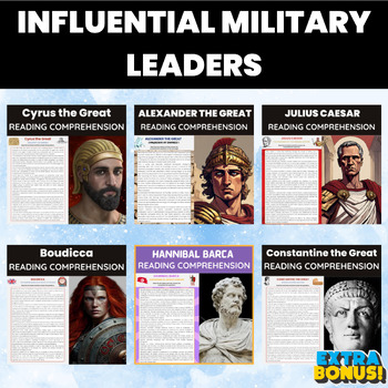 Preview of Famous Military Leaders and Commanders | World History and Influential Leaders