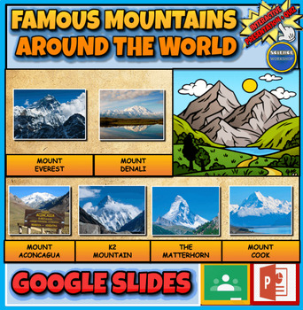 Preview of Famous Mountains Of The World: Earth Science: Interactive Powerpoint