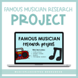 Famous Musician Research Project for Google Slides™ | Dist