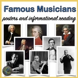 Music Classroom Posters: Famous Musicians