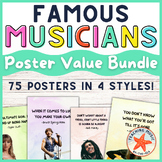 Famous Musicians Quote Posters Value Bundle | Influential 