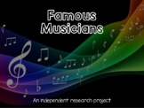 Famous Musicians Research Project