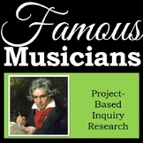 Famous Musicians and Composers - Inquiry Research Project 