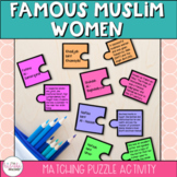 Famous Muslim Women Matching Puzzle Activity
