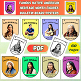 Famous Native American Heritage Month figures Bulletin Boa