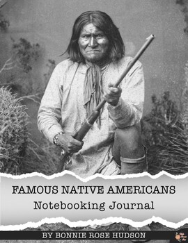 Preview of Famous Native Americans Notebooking Journal (Plus Easel Activity)