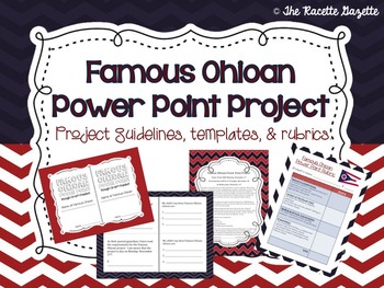 Preview of Famous Ohioan Power Point Project