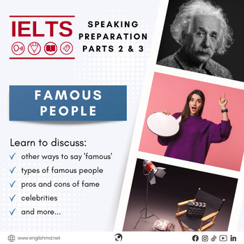 Preview of Famous People - IELTS Speaking Preparation Lesson