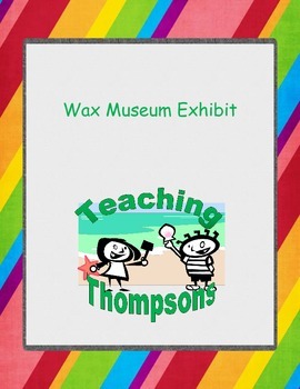 Preview of Famous People Wax Museum - Interactive Biography Museum Project