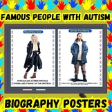 Famous People With Autism Biography Posters Autism Awarene