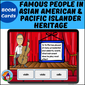 Preview of Famous People in Asian-American and Pacific Islander Heritage BOOM™ Cards