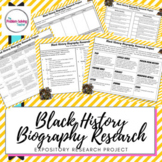Famous People in Black History Research Project