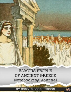 Preview of Famous People of Ancient Greece Notebooking Journal (Plus Easel Activity)