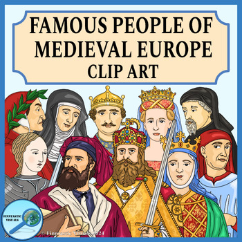 Preview of Famous People of Medieval Europe Clip Art