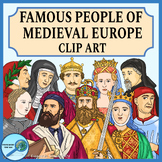 Famous People of Medieval Europe Clip Art