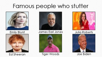 Preview of Famous People who Stutter