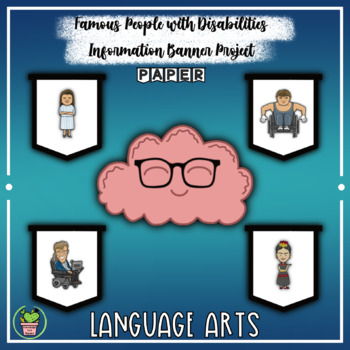 Preview of Famous People with Disabilities Information Banner Project