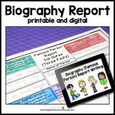 Biography Famous Person Report | Research Project | Templates