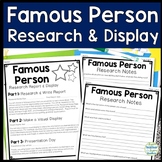 Famous Person Research Project & Display | Famous Person B