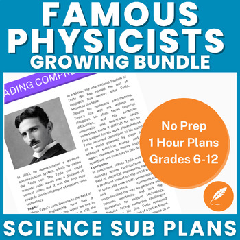 Preview of Famous Physicists: Science Heroes Physics History Bundle (NO PREP) Articles++